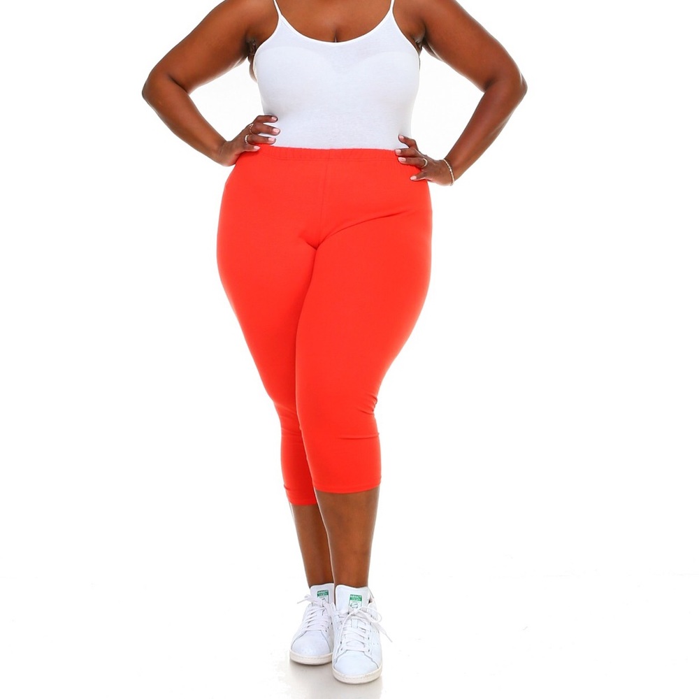 Women’s plus size capri leggings cotton xl-6xl